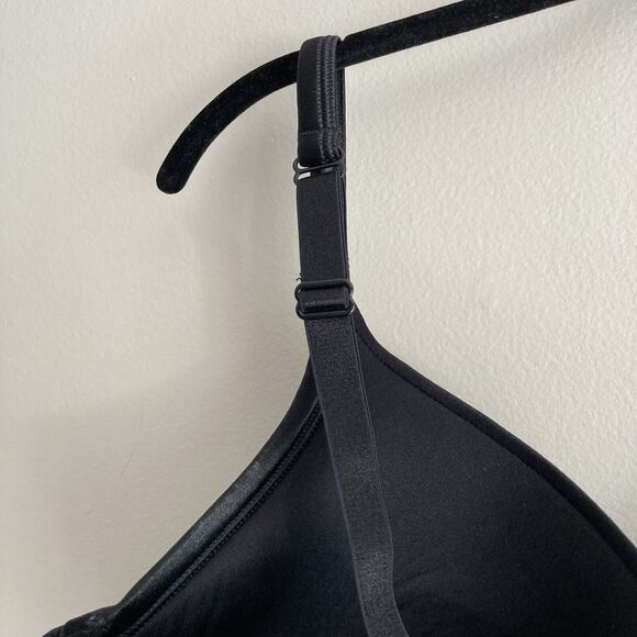 Cacique Bra 118641 Black Full Coverage Smooth Balconette Bra Size 40DD Underwire - Picture 7 of 12